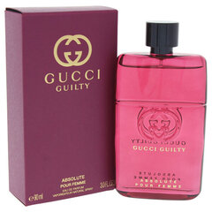 Parfüümvesi Gucci Guilty Absolute EDP naistele 90 ml hind ja info | Gucci Parfüümid, lõhnad ja kosmeetika | hansapost.ee