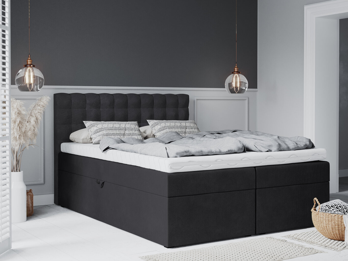 Voodi Mazzini Beds Jade 160x200 cm, tumehall цена и информация | Voodid | hansapost.ee