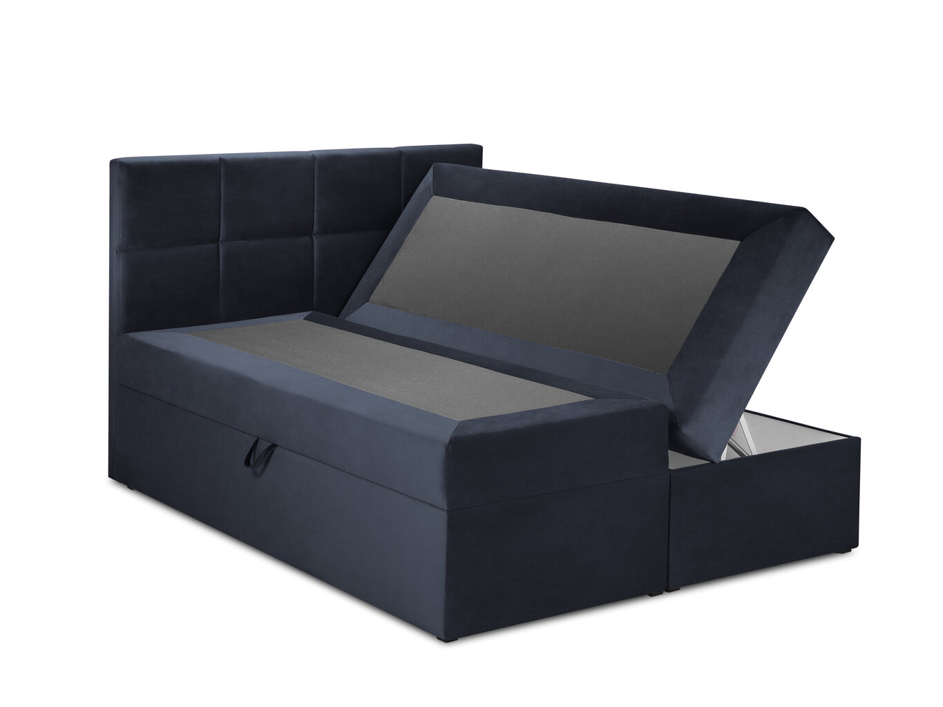 Voodi Mazzini Beds Mimicry 160x200 cm, tumesinine цена и информация | Voodid | hansapost.ee