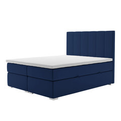 Кровать Selsey Alenna 140x200 см, синяя цена и информация | Кровати | hansapost.ee