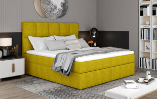 Кровать NORE Glossy 145x200 см, желтая цена и информация | Кровати | hansapost.ee
