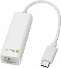 Võrgukaardi adapter Techly USB-C 3.1 RJ45 Gigabit 10/100/1000 hind ja info | USB adapterid ja jagajad | hansapost.ee