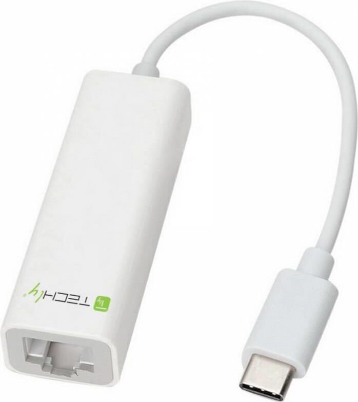 Võrgukaardi adapter Techly USB-C 3.1 RJ45 Gigabit 10/100/1000 цена и информация | USB adapterid ja jagajad | hansapost.ee