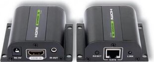 Удлинитель HDMI Techly Full HD 1080p до 60 м, Cat6 / 6a / 7 с ИК цена и информация | Адаптеры, USB-разветвители | hansapost.ee
