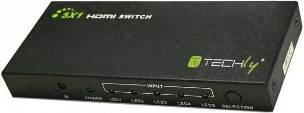 Lüliti Techly 5 porti HDMI 5x1 4K*30Hz hind ja info | USB adapterid ja jagajad | hansapost.ee