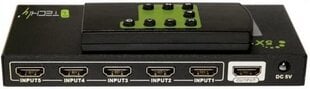 Переключатель Techly 5 портов HDMI 5x1 4K*30Гц цена и информация | Адаптеры и USB-hub | hansapost.ee
