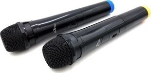 Karaoke Media-Tech ACCENT PRO MT395 - Kaks USB-vastuvõtjaga juhtmevaba mikrofoni цена и информация | Микрофоны | hansapost.ee