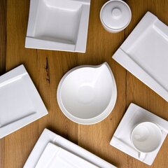 Набор посуды для ужина и кофе Ambition Kubiko, 97 частей, белый цена и информация | Посуда, тарелки, обеденные сервизы | hansapost.ee