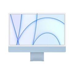 Apple iMac 24” 4.5K Retina, M1 8C CPU, 8C 8GB/512GB Blue RUS MGPL3RU/A цена и информация | Стационарные компьютеры | hansapost.ee