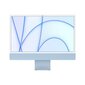 Apple iMac 24” 4.5K Retina, M1 8C CPU, 8C 8GB/512GB Blue RUS MGPL3RU/A цена и информация | Lauaarvutid | hansapost.ee