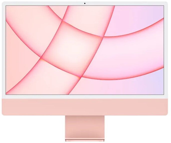 Apple iMac 24” M1 8/512GB Pink SWE MGPN3KS/A цена и информация | Lauaarvutid | hansapost.ee