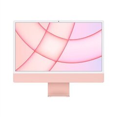 Apple iMac 24”  M1 8/512ГБ Pink SWE MGPN3KS/A цена и информация | Стационарные компьютеры | hansapost.ee