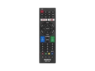 HQ LXP1346 TV remote control SHARP TV LCD RM-L1346 NETFLIX YOUTUBE Black hind ja info | HQ Televiisorid ja tarvikud | hansapost.ee