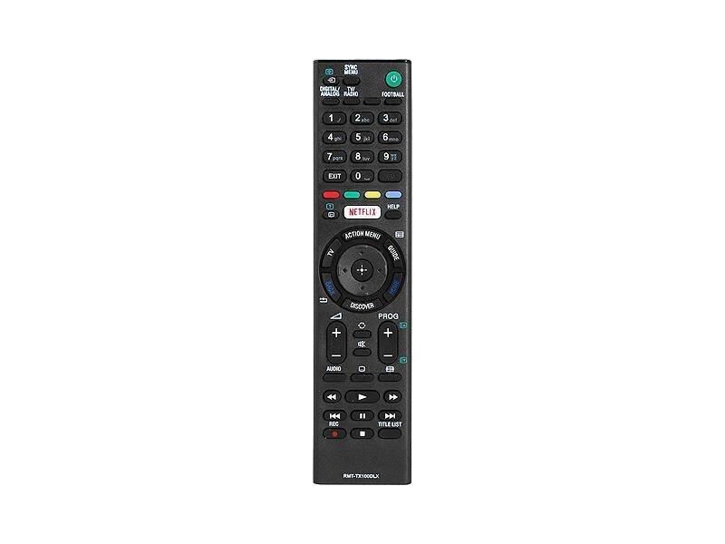 HQ LXP100D TV remote control SONY BRAVIA RMT-TX100D NETFLIX Black цена и информация | Nutitelerite lisatarvikud | hansapost.ee