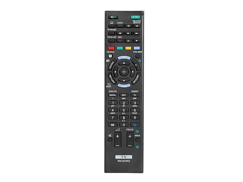 HQ LXP052 TV remote control SONY RM-ED052 Black цена и информация | Nutitelerite lisatarvikud | hansapost.ee