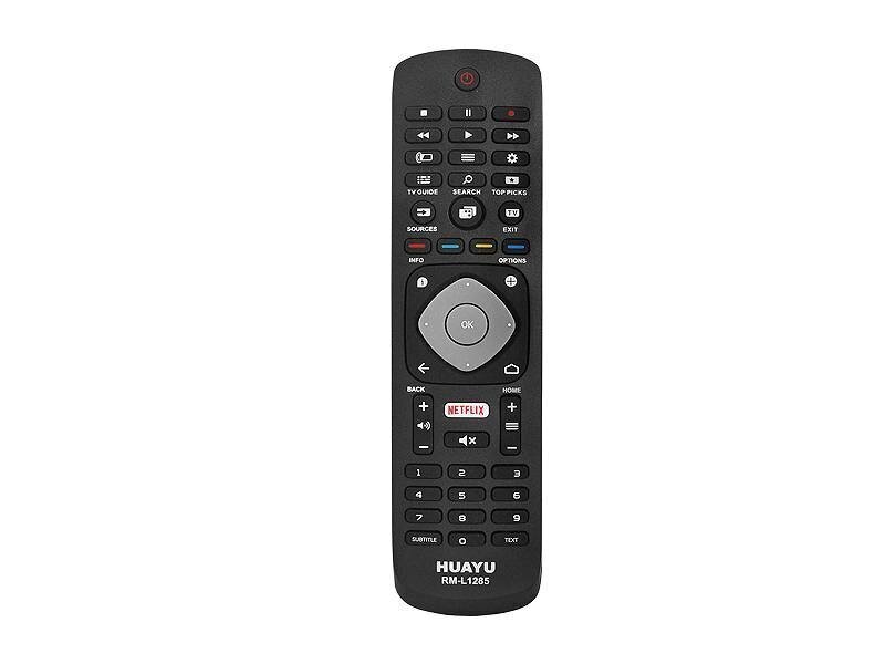 HQ LXP1285 TV remote control PHILIPS LCD NETFLIX 3D RM-L1285 Black hind ja info | Nutitelerite lisatarvikud | hansapost.ee