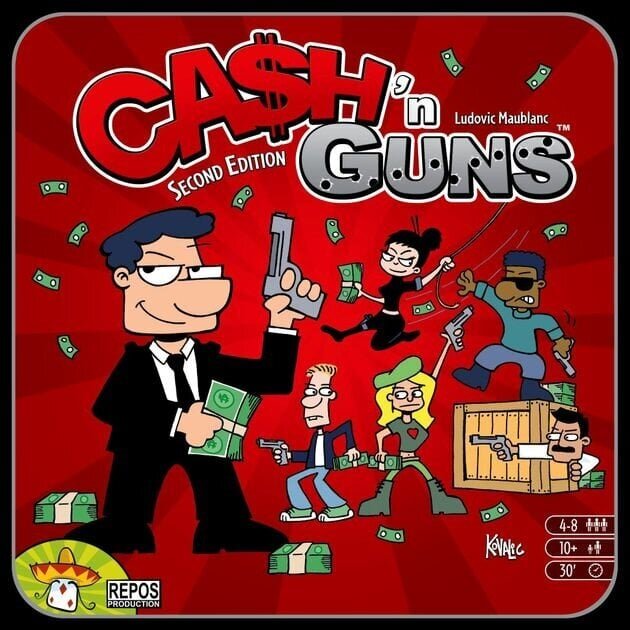 Lauamäng Cash'n Guns, 2nd Edition (UK) цена и информация | Lauamängud ja mõistatused perele | hansapost.ee