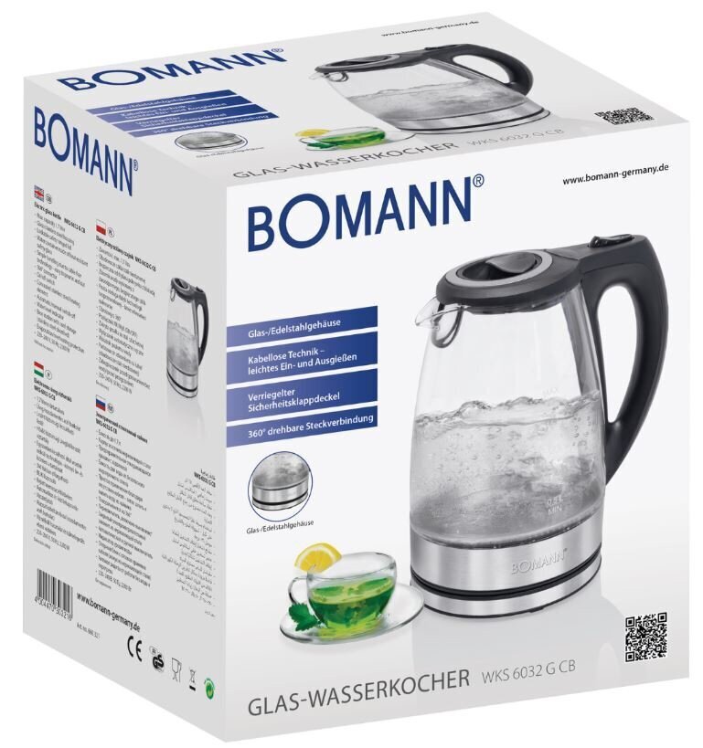 Bomann WKS6032G цена и информация | Veekeetjad | hansapost.ee