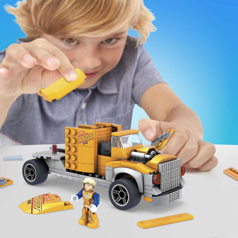 Metallkonstruktsiooni komplekt Vilkikas Mega Construx Hot Wheels, GYG66, 298-osaline цена и информация | Klotsid ja konstruktorid | hansapost.ee