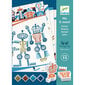 Loominguline komplekt templitega Djeco Tulnukate robotid DJ08740 цена и информация | Arendavad laste mänguasjad | hansapost.ee
