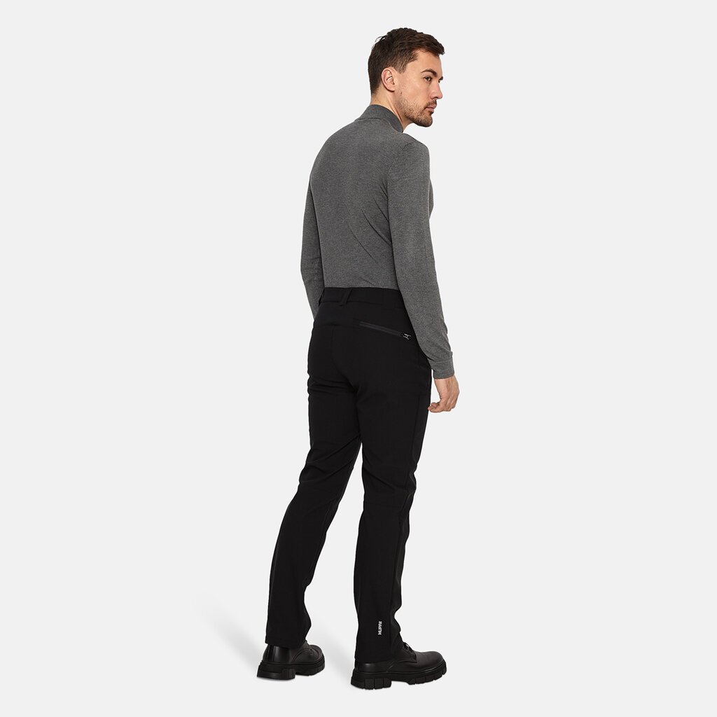 Huppa meeste softshell püksid AIBO, must hind ja info | Püksid meestele | hansapost.ee