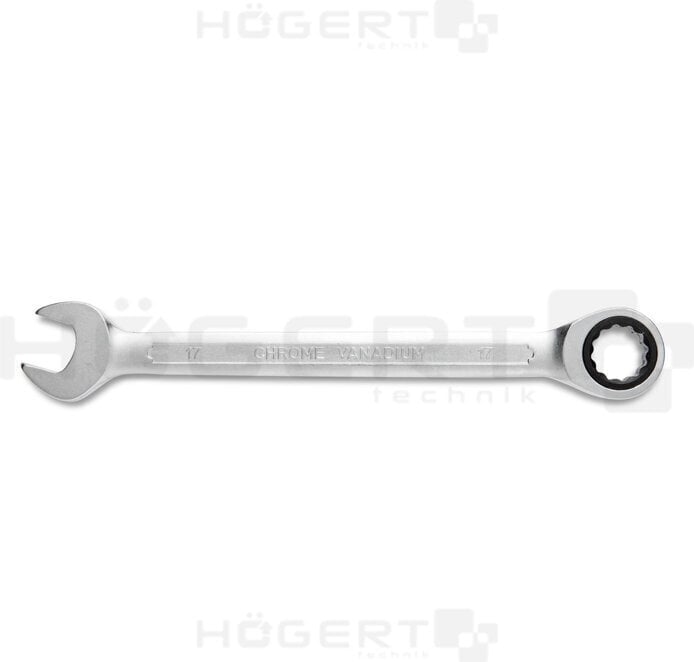 Mutrivõti kiibiga Hogert 17mm Cr-v, HT1R017 цена и информация | Käsitööriistad | hansapost.ee