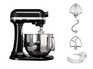 KitchenAid Artisan планетарный миксер со съемной чашей 6,9 л 5KSM7580XEOB (черный) цена и информация | Кухонные комбайны | hansapost.ee