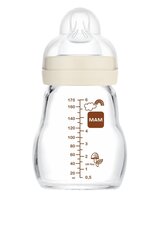 Klaasist lutipudel MAM Feel Good 170 ml, Neutral hind ja info | Lutipudelid ja tarvikud | hansapost.ee