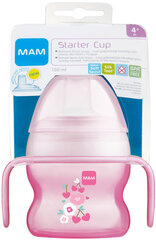 Pudel MAM 4 kuud+, 150 ml, Pink hind ja info | Lutipudelid ja tarvikud | hansapost.ee