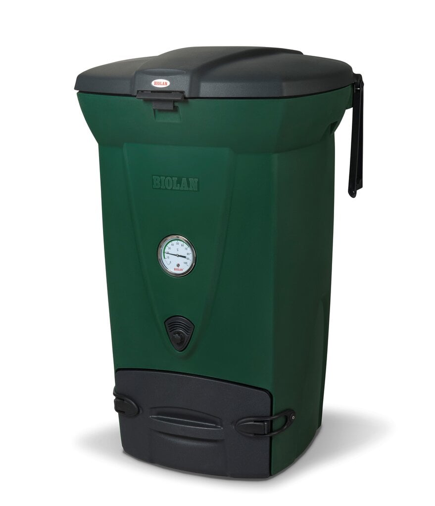 Komposter Biolan 220 ECO, roheline цена и информация | Prügikonteinerid ja kompostrid | hansapost.ee