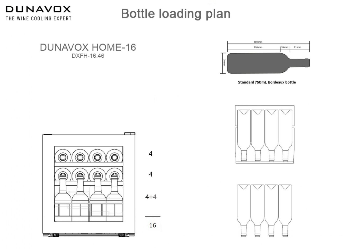 Dunavox DXFH-16.46 цена и информация | Veinikülmkapid | hansapost.ee