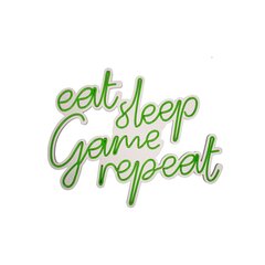 Настенный светильник eat sleep Game repeat цена и информация | Настенные светильники | hansapost.ee