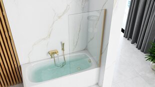 Ванная стенка REA Elegant Fix 70см, light gold цена и информация | Принадлежности для ванн | hansapost.ee