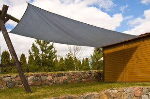Навес - солнечный парус Saska Garden, 4x2 м цена и информация | Зонты, маркизы, стойки | hansapost.ee