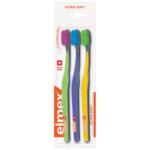 Elmex Ultra pehme hambahari 3 tükki hind ja info | Hambaharjad, hampapastad ja suuloputusvedelikud | hansapost.ee