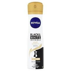 Nivea higistamisvastane pihusti mustvalge (nähtamatu siidine sile) 150 ml hind ja info | Deodorandid | hansapost.ee