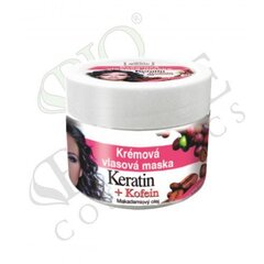Bione Cosmetics Kreem Juuksemask Keratin + Kofein 260 ml цена и информация | Маски, масла, сыворотки | hansapost.ee