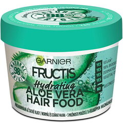 Garnier Niisutav mask normaalsetele kuni kuivadele juustele (aaloe vera juuksetoit) 390 ml цена и информация | Маски, масла, сыворотки | hansapost.ee