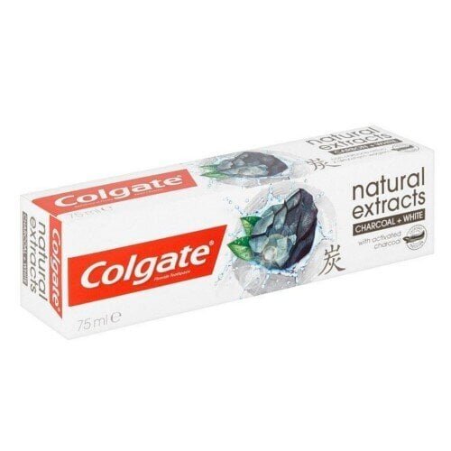 Valgendav hambapasta aktiivsöega Colgate Naturals Charcoal, 75 ml цена и информация | Hambaharjad, hampapastad ja suuloputusvedelikud | hansapost.ee