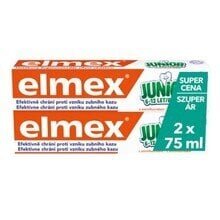 Lastele mõeldud hambapasta Elmex Junior Duopack 2 x 75 ml цена и информация | Для ухода за зубами | hansapost.ee