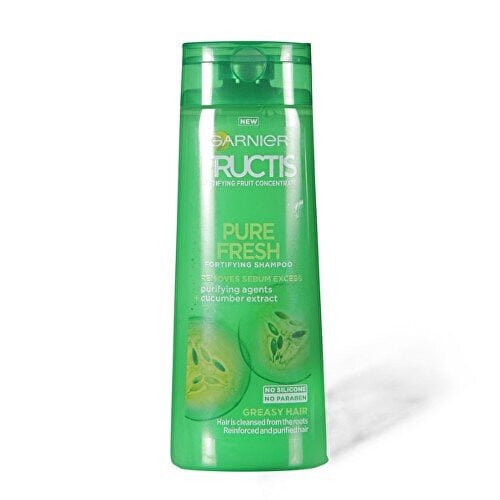 Pinguldav šampoon Garnier Fructis (Puresh Fresh Strenghehing Shampoo) 400 ml hind ja info | Šampoonid | hansapost.ee