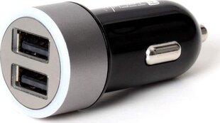 Автомобильное зарядное устройство Techly 2x USB 5В 4.8A 24Вт (2x 4.4A / 24Вт) цена и информация | Адаптеры и USB-hub | hansapost.ee