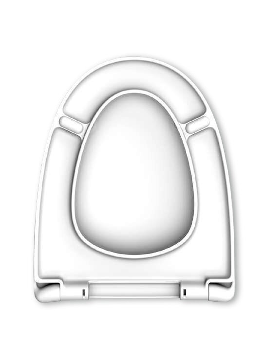 Cedo Aeglaselt sulguv WC-poti kaas Saltum Beach SC Eco, valge hind ja info | WC-poti lisatarvikud | hansapost.ee