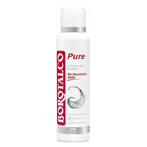 Pihustav deodorant Borotalco 48H Pure Spray Deodorant 150 ml hind ja info | Deodorandid | hansapost.ee