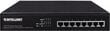 Konverter Intellinet Gigabit switch 8X 10/100/1000 RJ45 PoE+ 140W 19" rack hind ja info | Võrgulülitid | hansapost.ee