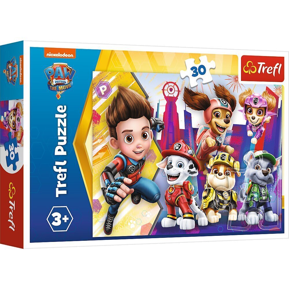 Puslede komplekt Trefl Käpapatrull (Paw Patrol), 30 tk цена и информация | Pusled lastele ja täiskasvanutele | hansapost.ee