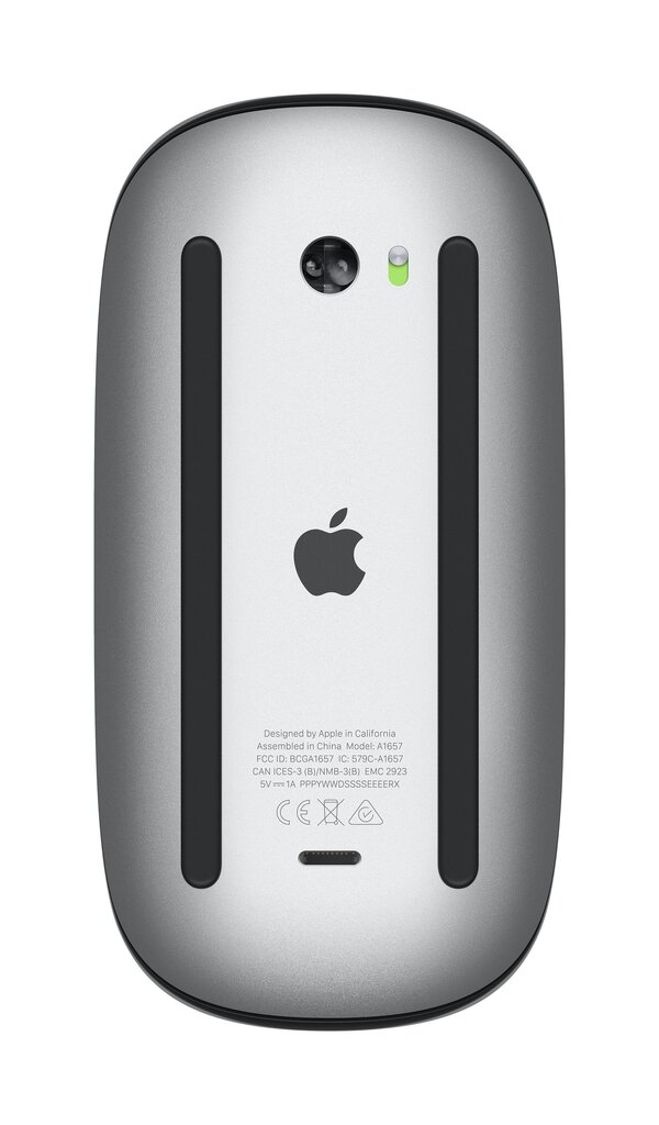 Apple Magic Mouse - Black Multi-Touch Surface - MMMQ3ZM/A цена и информация | Arvutihiired | hansapost.ee