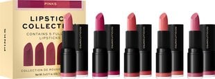 Revolution Pro Viie roosa huulepulga komplekt ( Huulepuugi kollektsioon) 5 x 3,2 price and information | Lip cosmetics | hansapost.ee