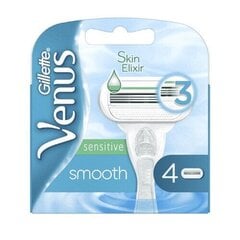 Gillette Venus Smooth Sensitive (4 pcs ) - Spare head цена и информация | Средства для бритья и косметика | hansapost.ee