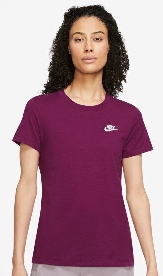 Nike naiste T-särk NSW CLUB TEE, tumelilla цена и информация | T-särgid naistele | hansapost.ee